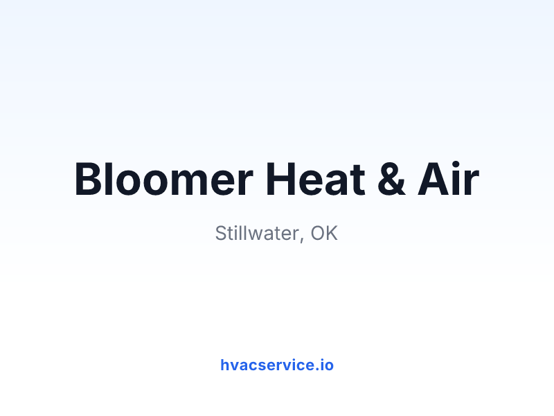 Bloomer Heat & Air