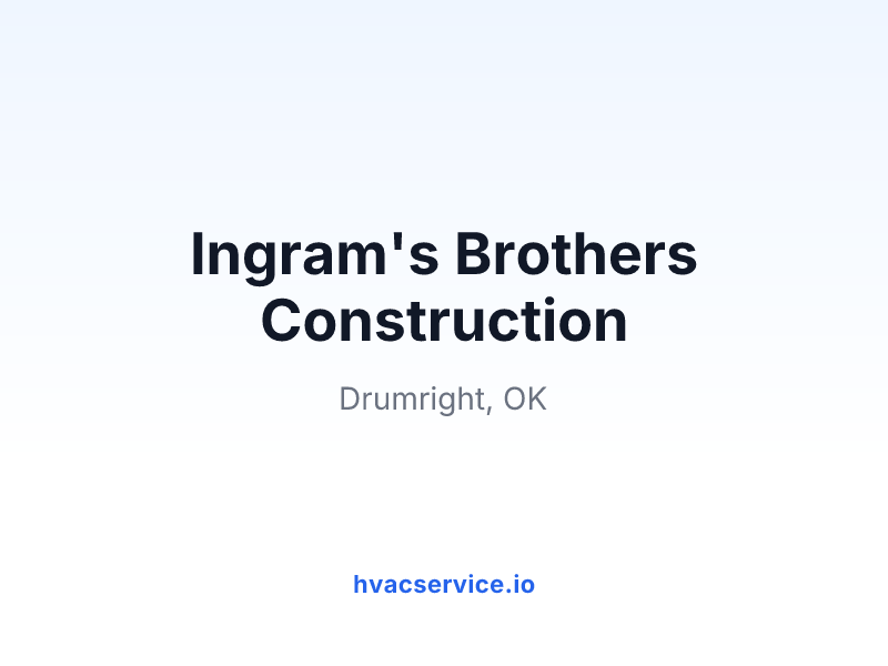 Ingram's Brothers Construction