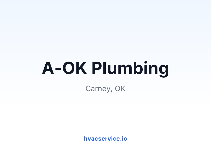 A-OK Plumbing