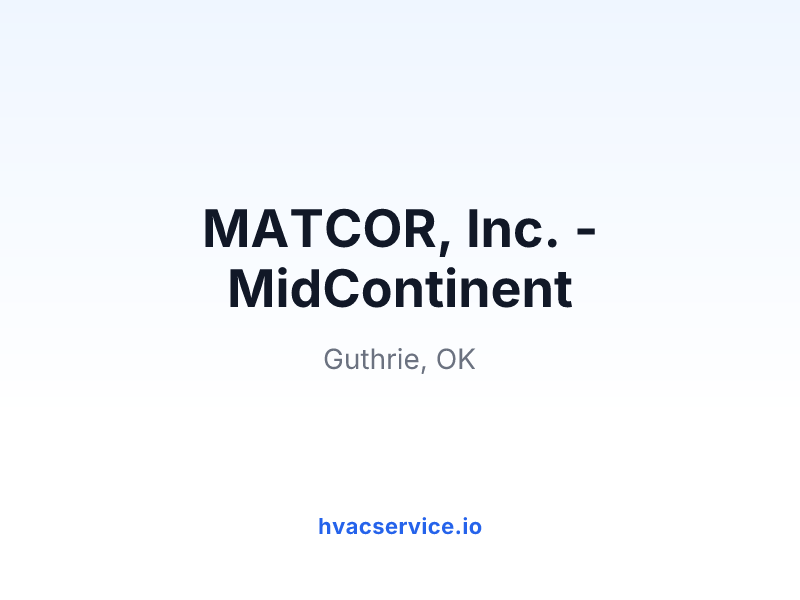 MATCOR, Inc. - MidContinent