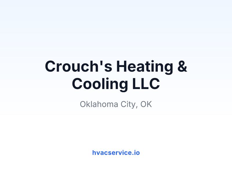 Crouch's Heating & Cooling LLC