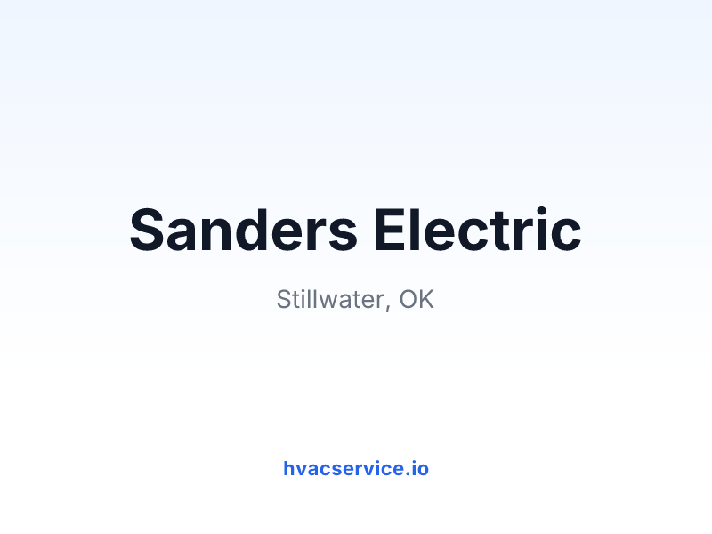 Sanders Electric