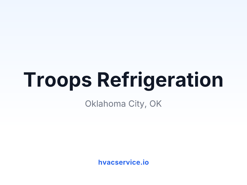 Troops Refrigeration