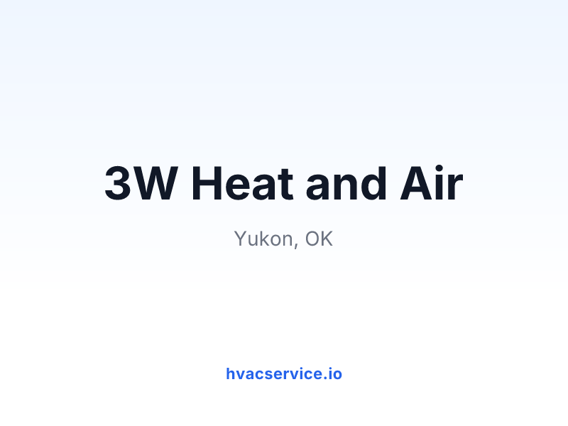 3W Heat and Air