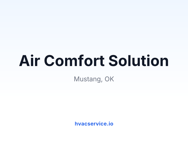 Air Comfort Solution