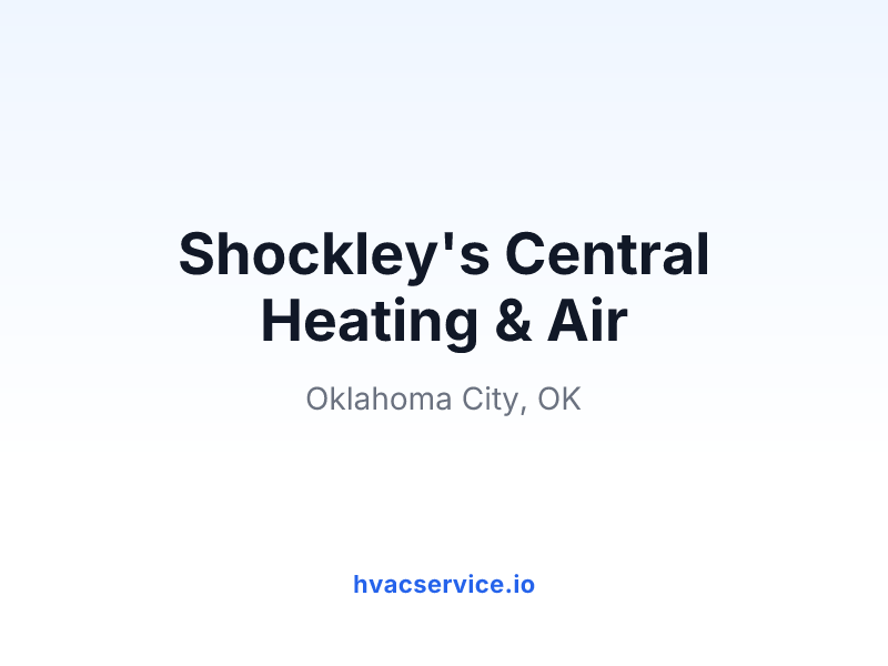 Shockley's Central Heating & Air