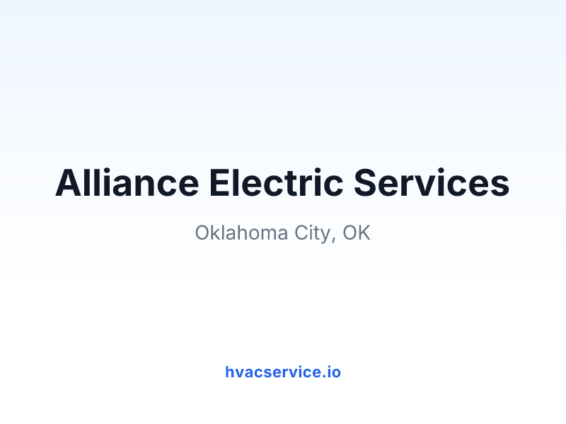 Alliance Electric Services