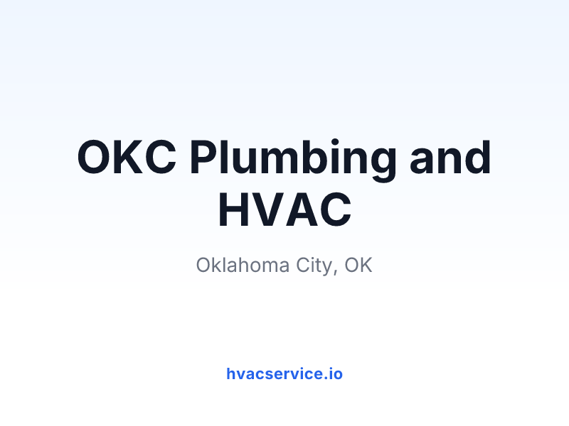 OKC Plumbing and HVAC
