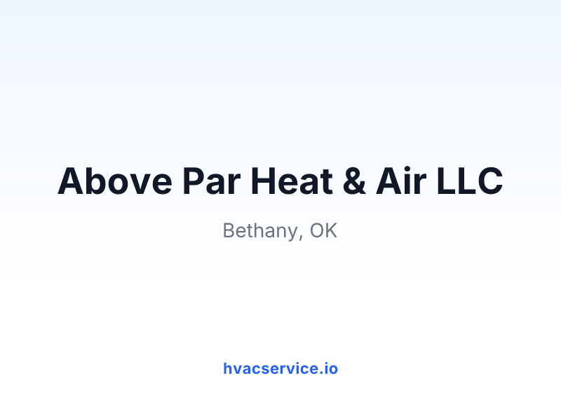 Above Par Heat & Air LLC
