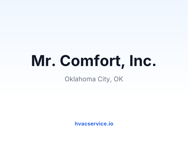 Mr. Comfort, Inc.
