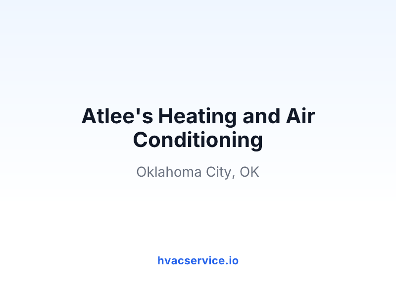 Atlee's Heating and Air Conditioning