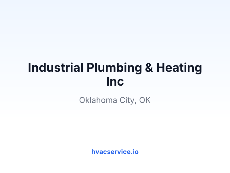 Industrial Plumbing & Heating Inc
