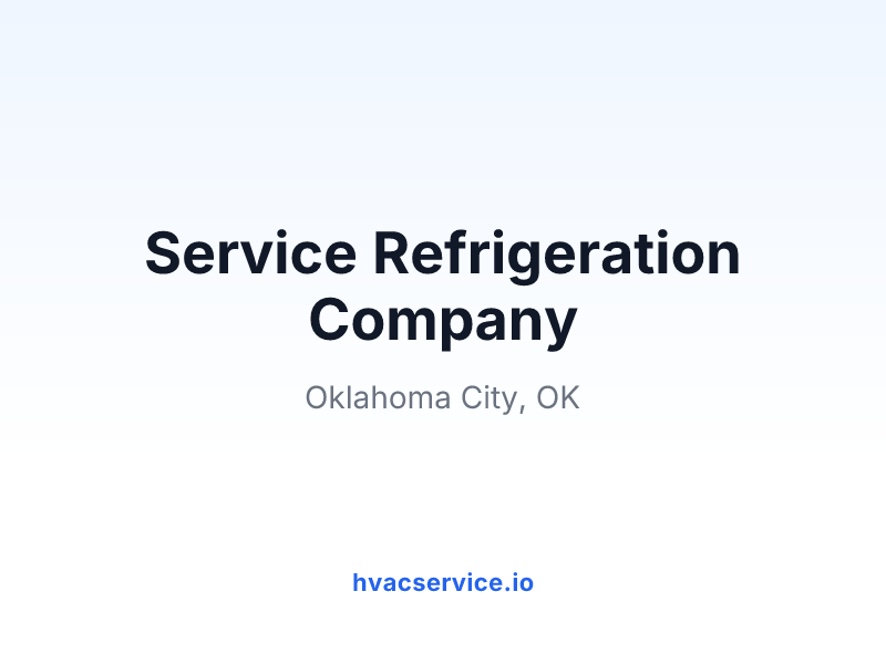 Service Refrigeration Company