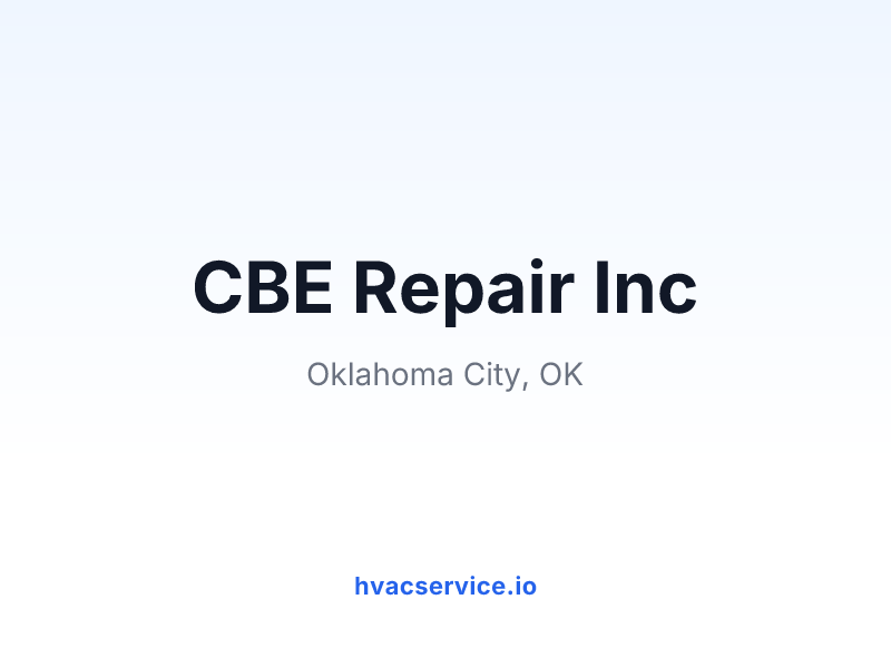 CBE Repair Inc