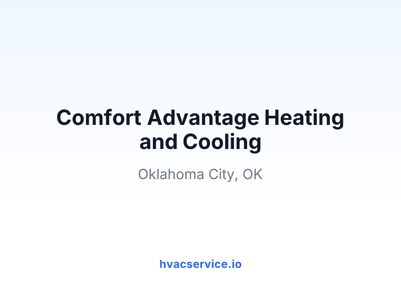 Comfort Advantage Heating and Cooling