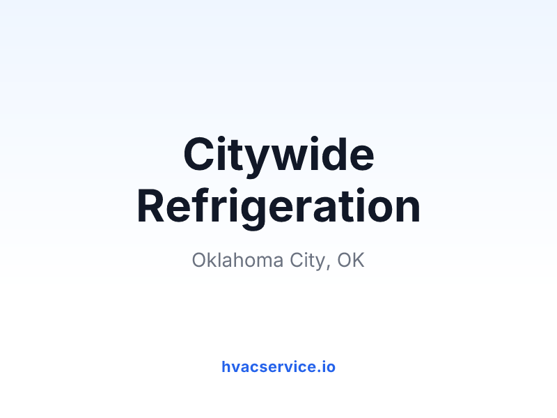 Citywide Refrigeration