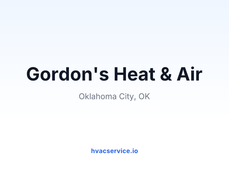 Gordon's Heat & Air