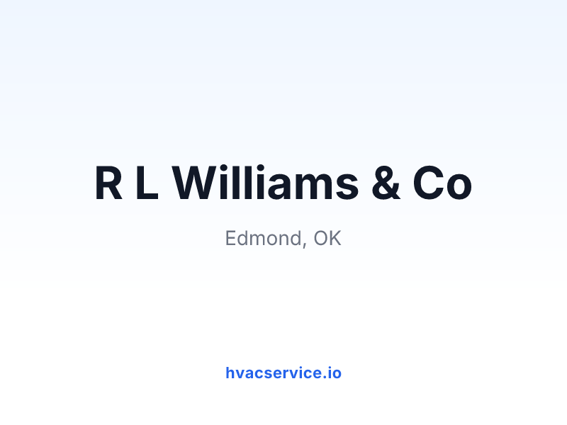 R L Williams & Co