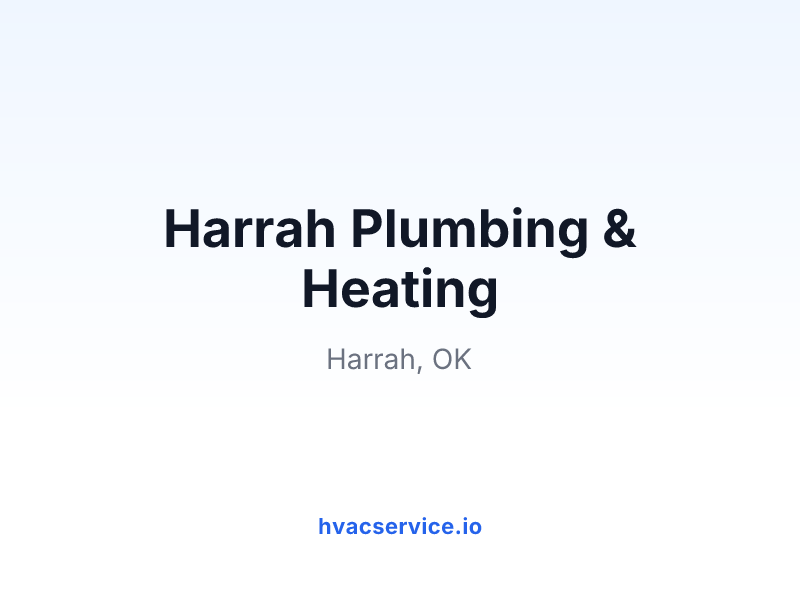 Harrah Plumbing & Heating