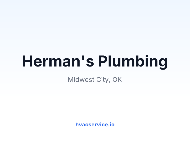 Herman's Plumbing