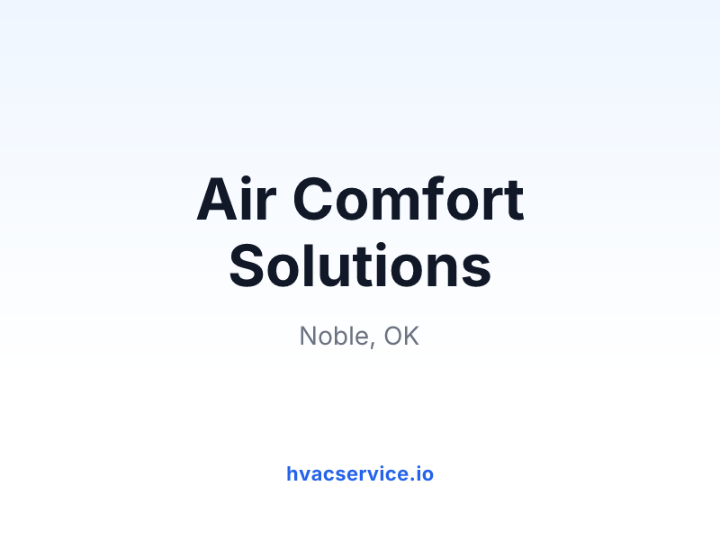 Air Comfort Solutions