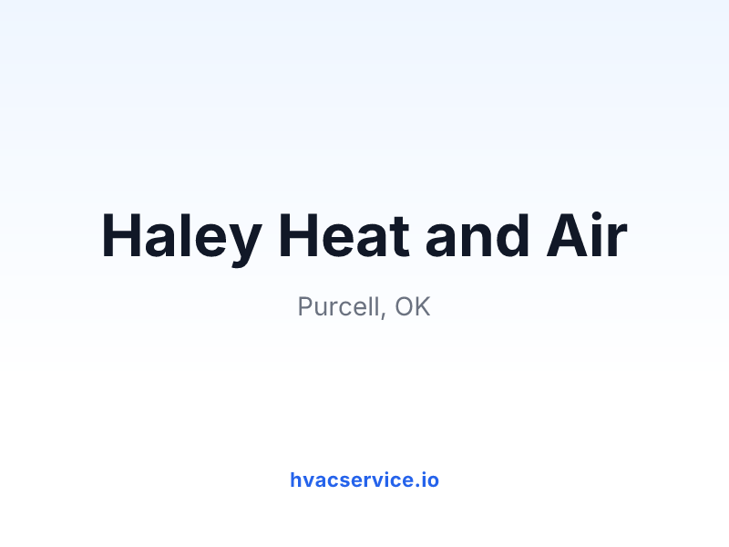 Haley Heat and Air