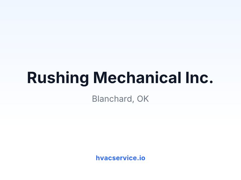 Rushing Mechanical Inc.
