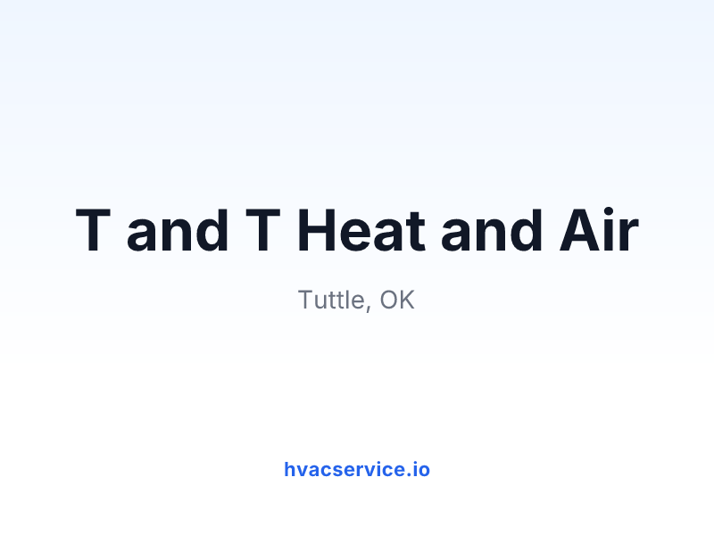T and T Heat and Air