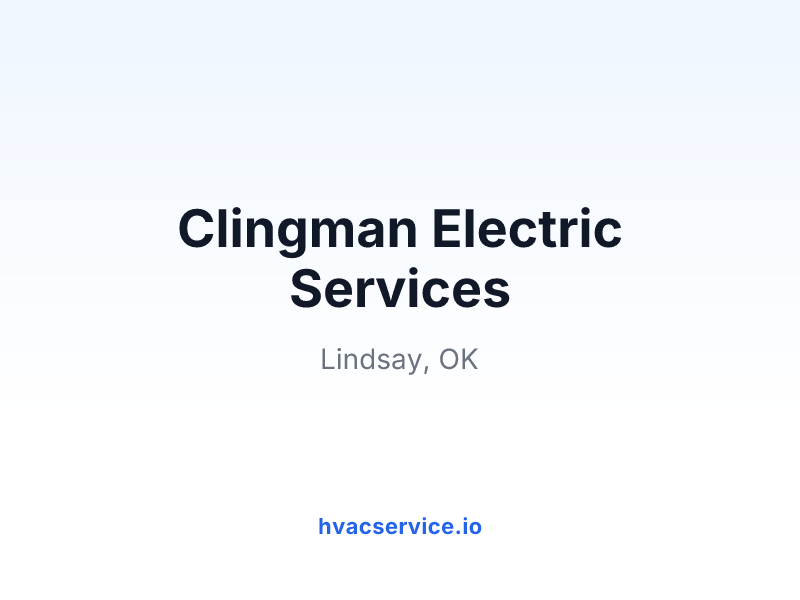 Clingman Electric Services
