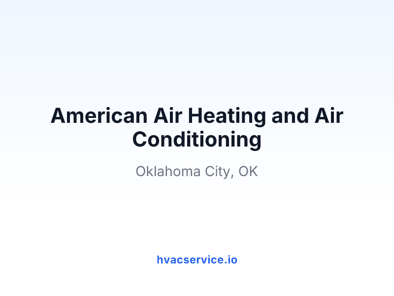 American Air Heating and Air Conditioning