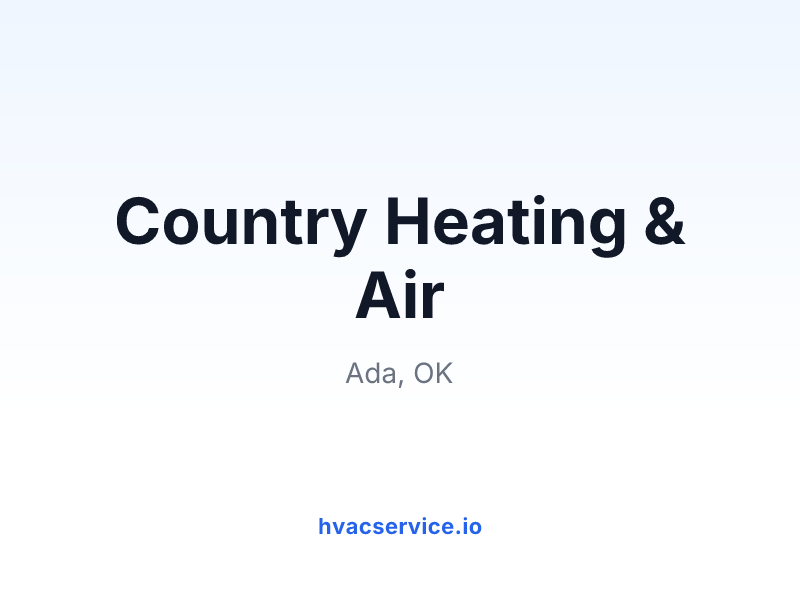 Country Heating & Air