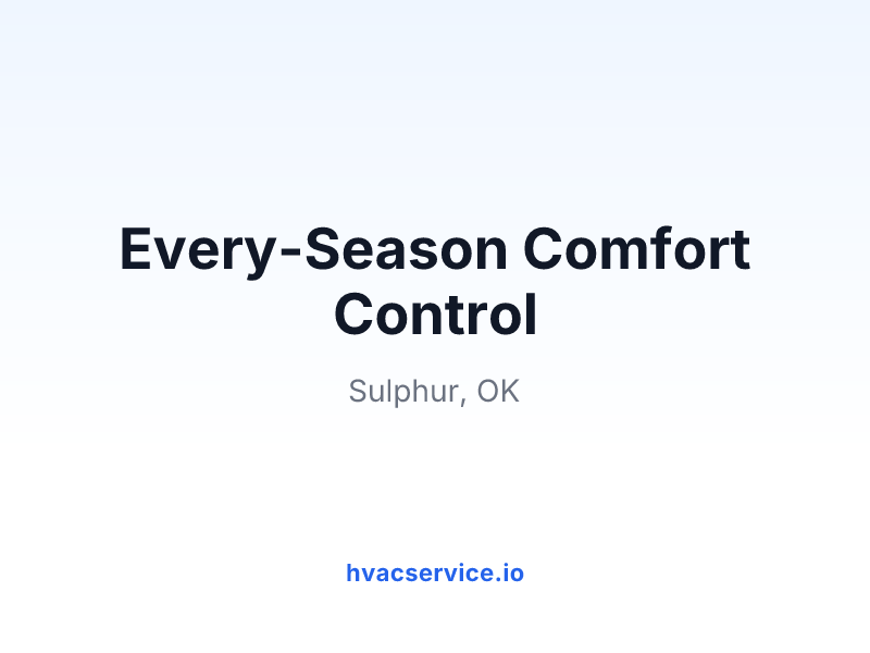 Every-Season Comfort Control