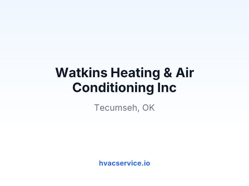 Watkins Heating & Air Conditioning Inc