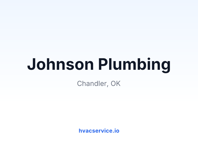 Johnson Plumbing