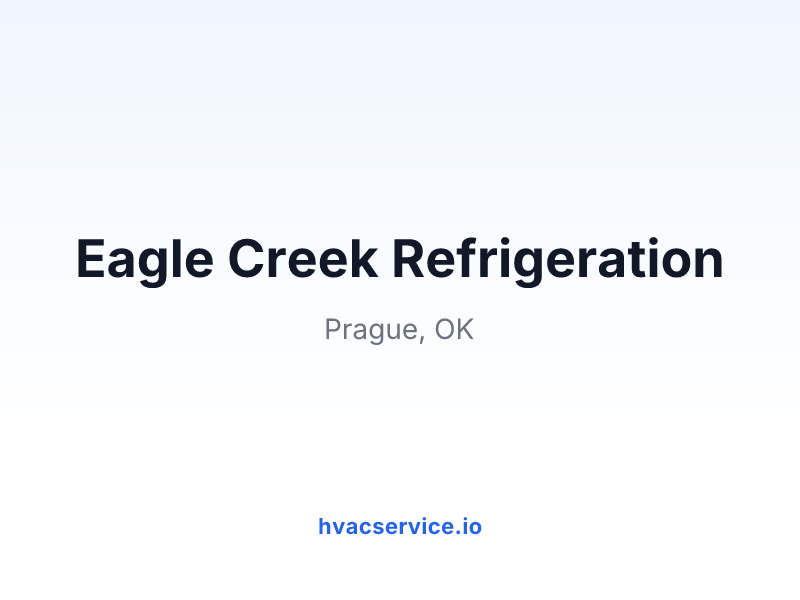 Eagle Creek Refrigeration