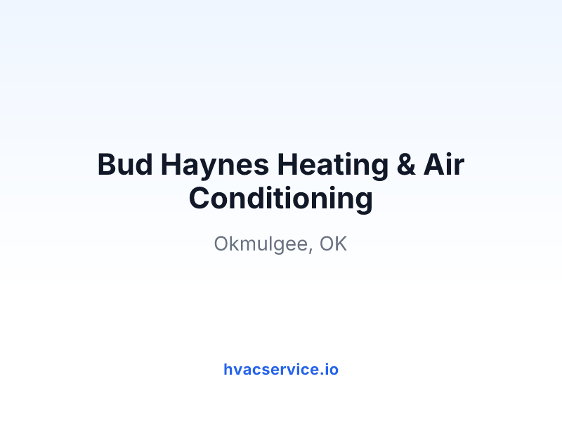 Bud Haynes Heating & Air Conditioning