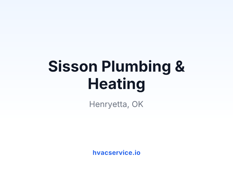 Sisson Plumbing & Heating