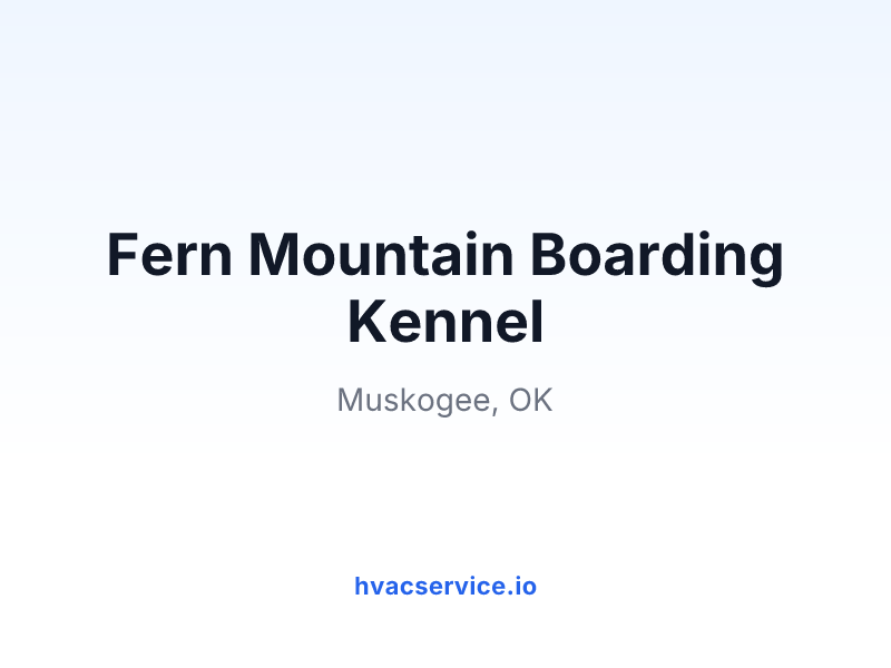 Fern Mountain Boarding Kennel