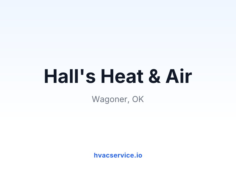 Hall's Heat & Air