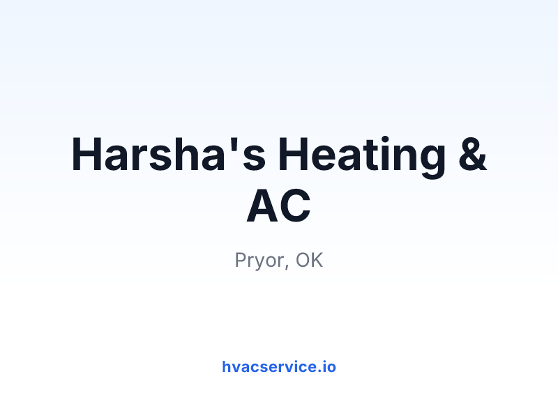 Harsha's Heating & AC