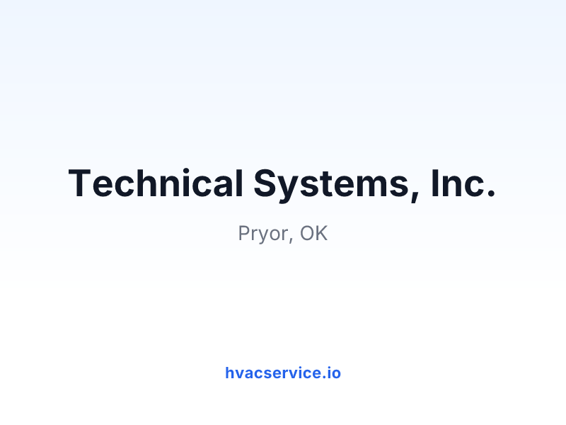 Technical Systems, Inc.