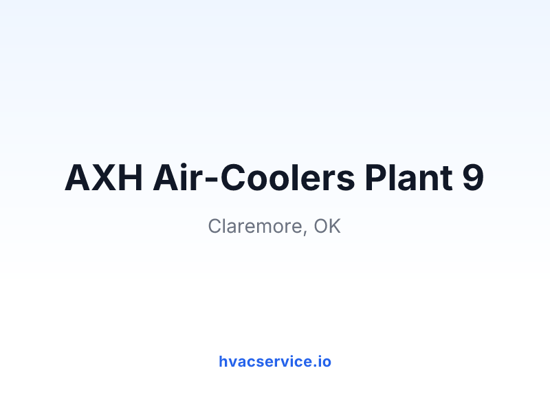 AXH Air-Coolers Plant 9