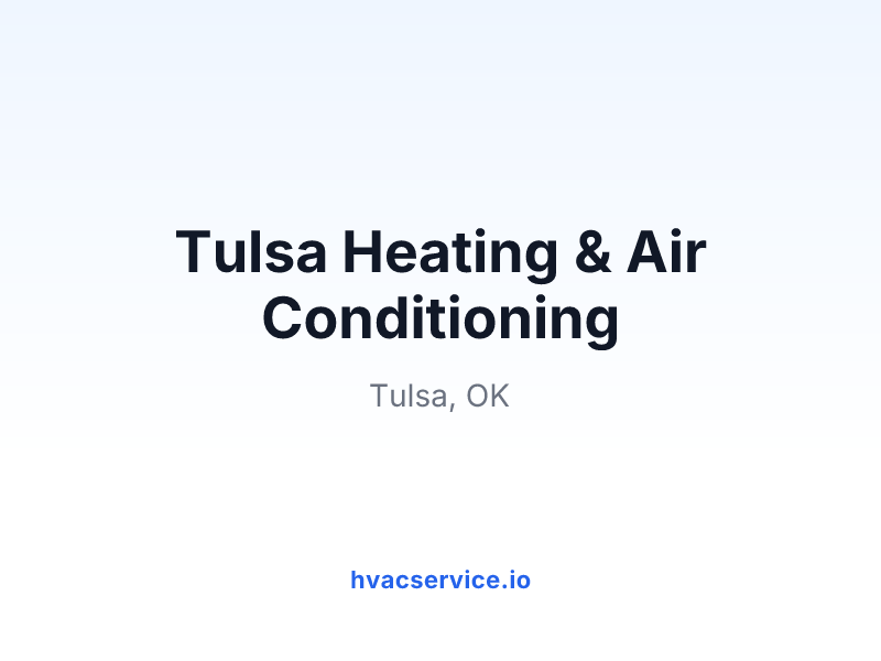 Tulsa Heating & Air Conditioning