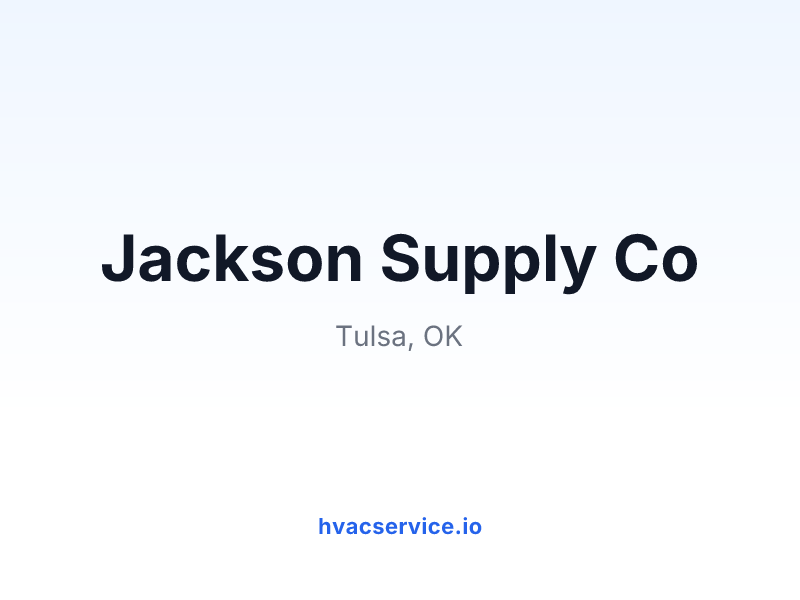Jackson Supply Co