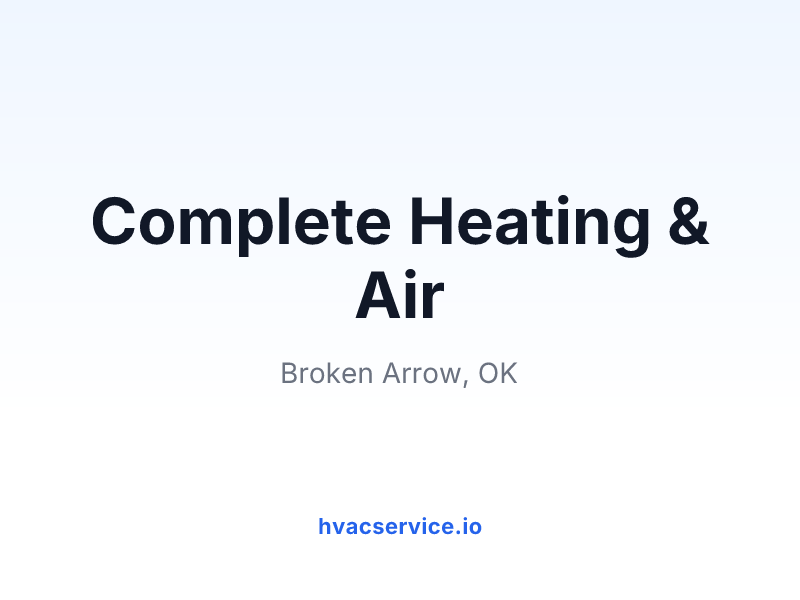 Complete Heating & Air