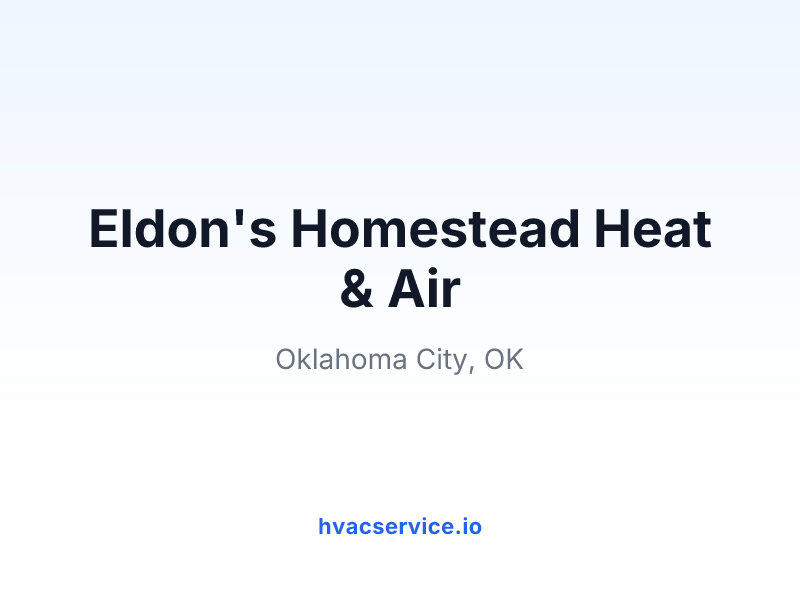 Eldon's Homestead Heat & Air