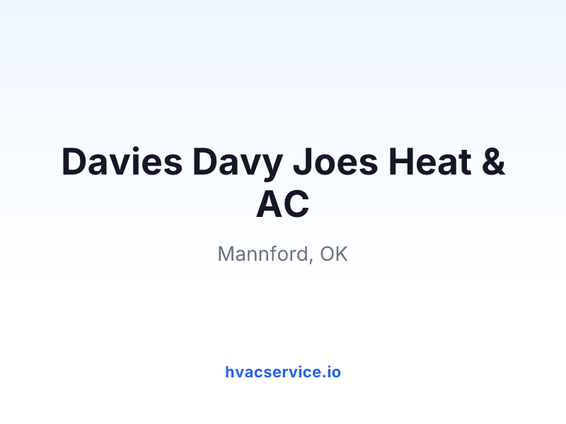Davies Davy Joes Heat & AC