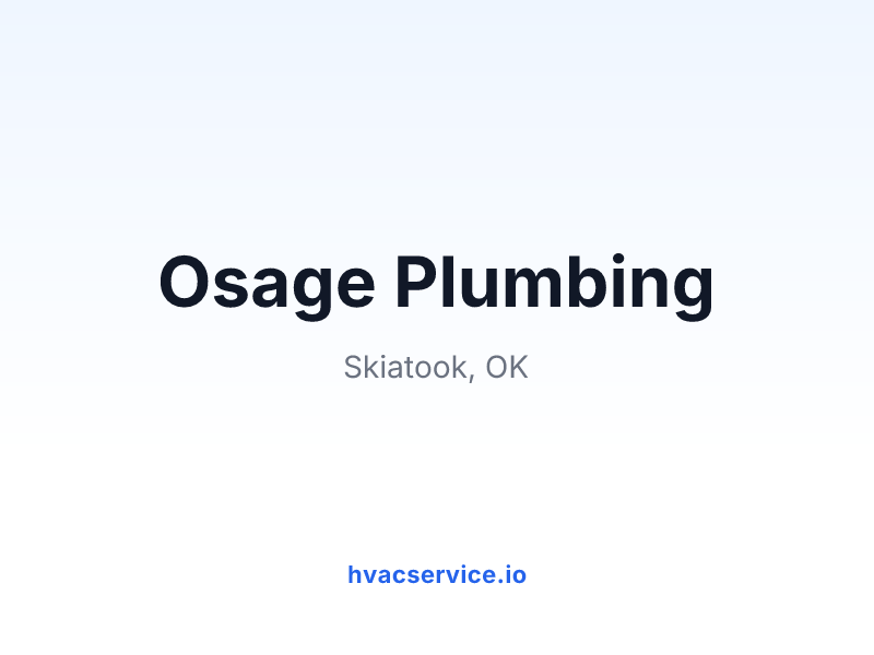 Osage Plumbing