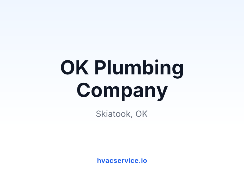 OK Plumbing Company