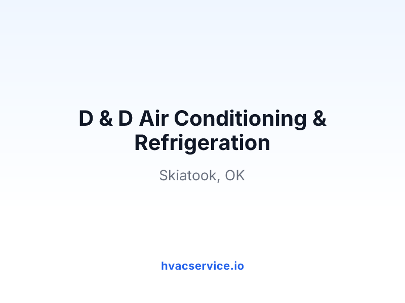 D & D Air Conditioning & Refrigeration